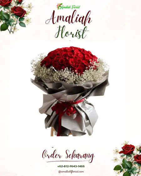 Buket Bunga Hall Event Eyang Akung Pondok Aren