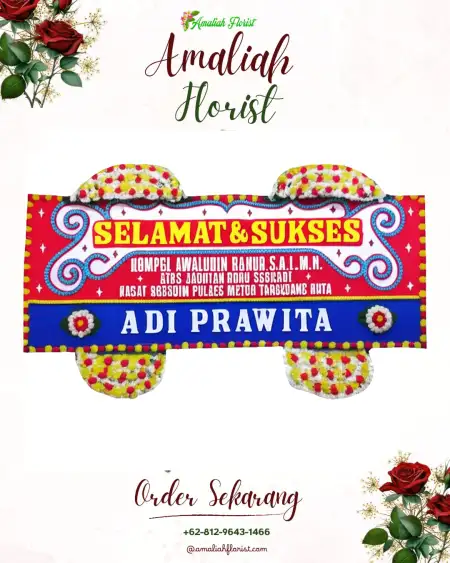 Papan Bunga Ucapan Selamat Hall Event Eyang Akung Pondok Aren