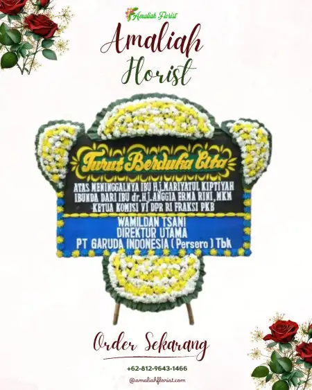 Papan Bunga Duka Hall Event Eyang Akung Pondok Aren