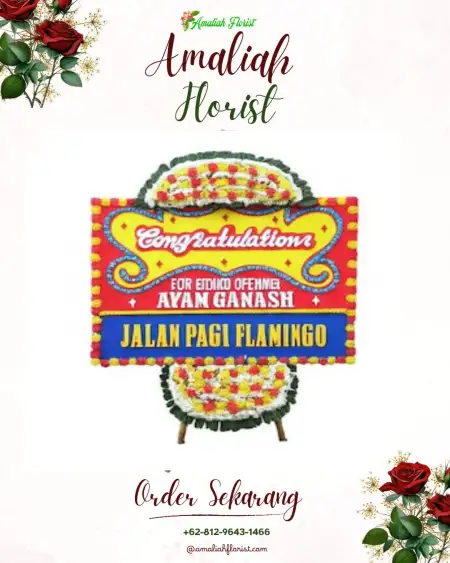 Sewa Papan Bunga Hall Event Eyang Akung Pondok Aren